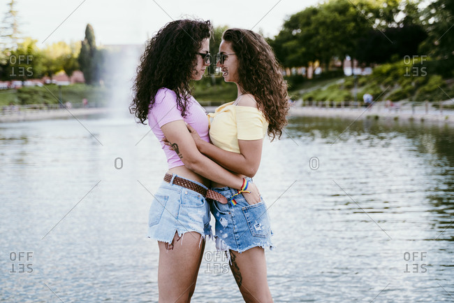 Young Lesbian Teens Kiss