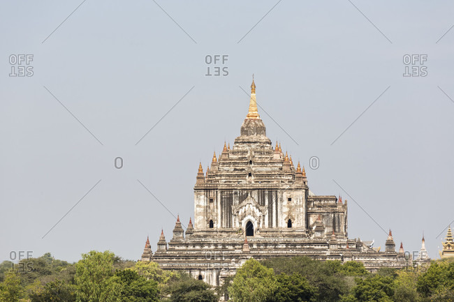 View of  Thatbyinnyu Temple,  Bagan, Mandalay Region, Myanmar