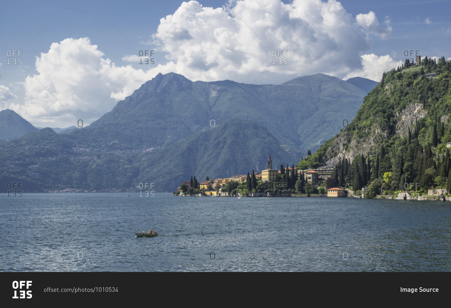 View of Varenna village,  Lake Como, Italy