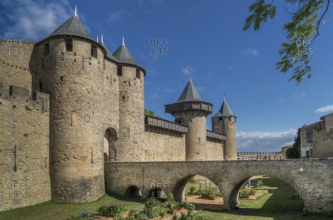 Medieval fortified city of Carcassonne, France