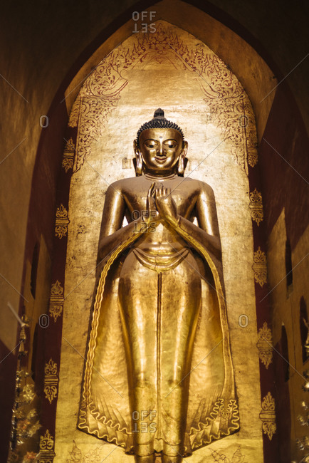Buddhist statue, Bagan, Mandalay Region, Myanmar