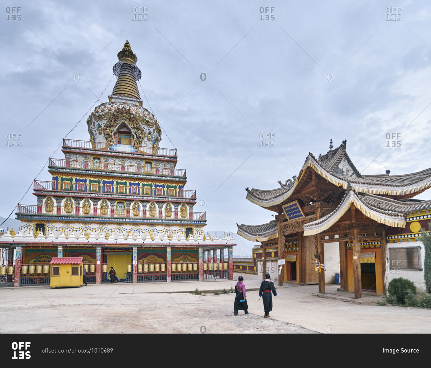 Wu Tun Temple, Tongren, Qinghai Province, China