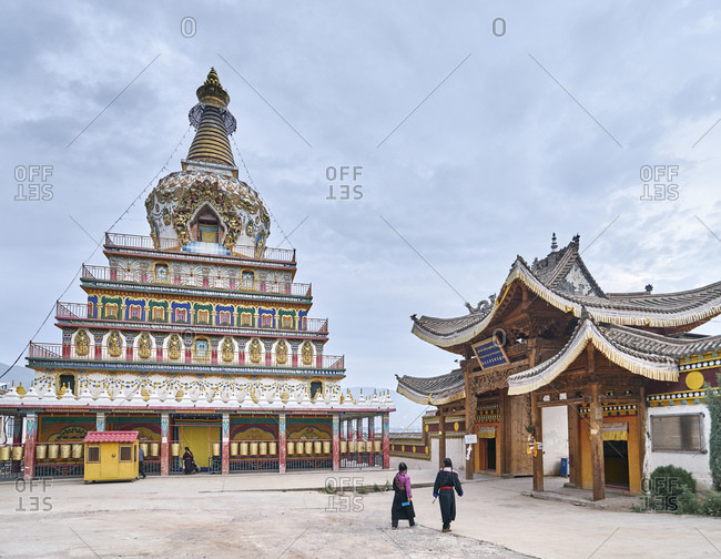 Wu Tun Temple, Tongren, Qinghai Province, China