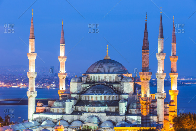 Big blue mosque, Istanbul, Turkey