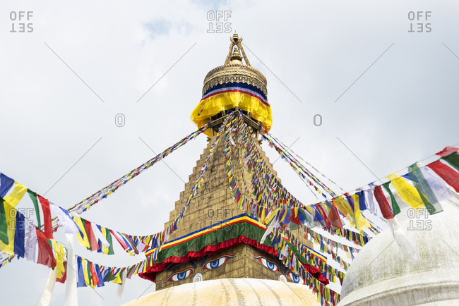Boudhanath Stupa, Katmandu, Nepal - Offset
