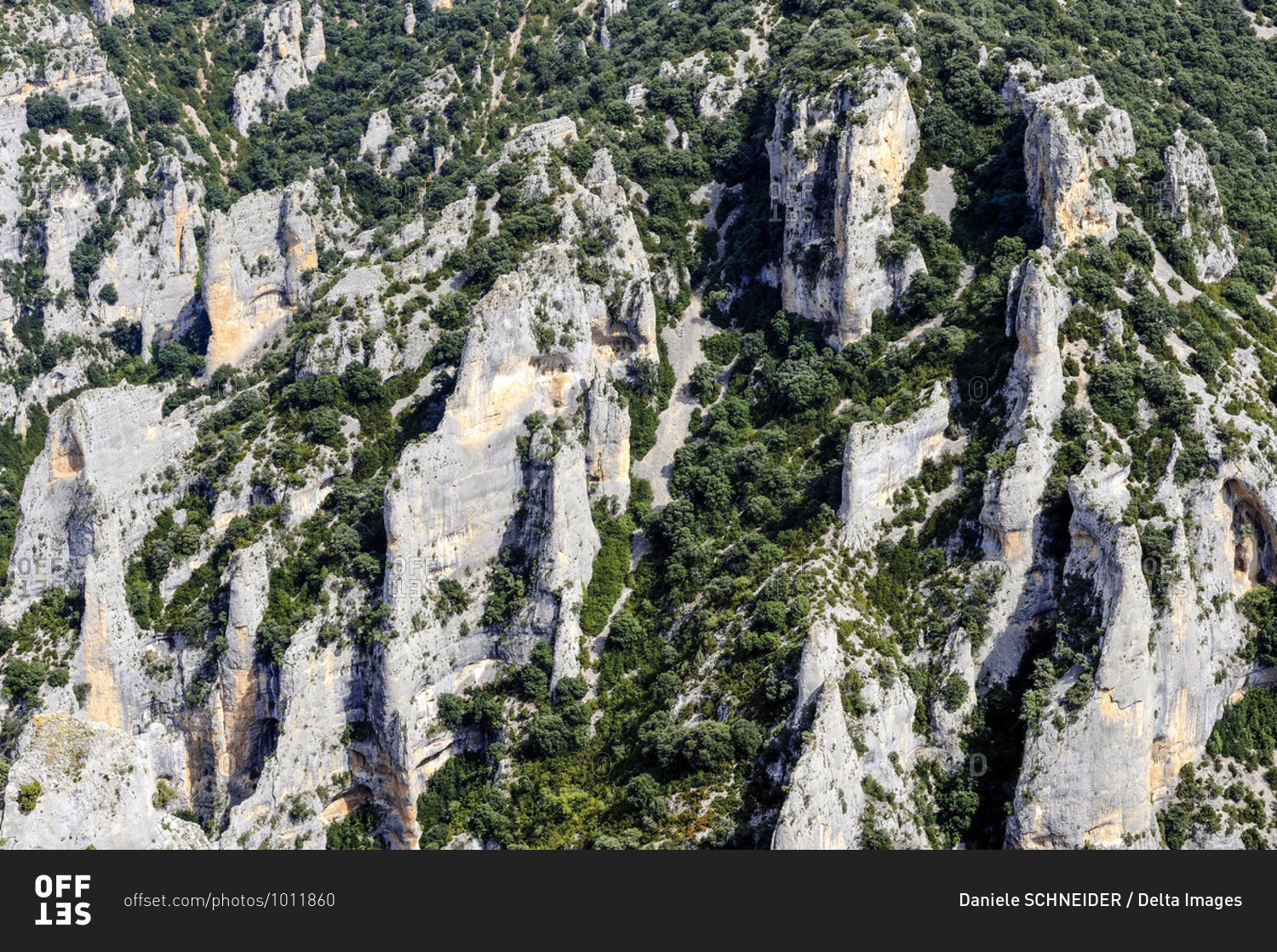 Spain, province of Huesca, autonomous community of Aragon, Sierra y Canons de Guara natural park, the Mascun canyon