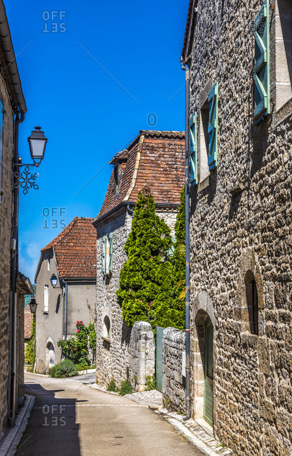 France, Occitanie, Quercy, Lot, Montvalent village
