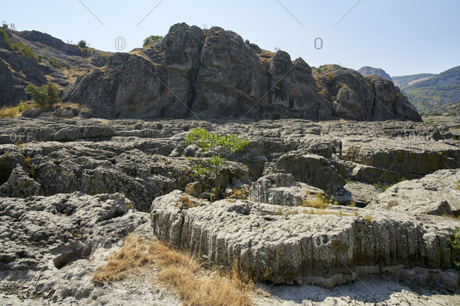 The Abrasive wells in the Sheitan gorge, Eastern Rhodope Mountains, Bulgaria