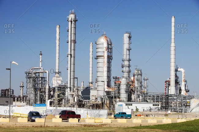 Canada, Alberta, Fort McMurray - August 18, 2012: Scot forth plant, Fort McMurray, Alberta, Canada