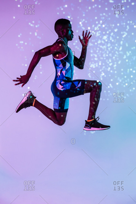 male sprinter body