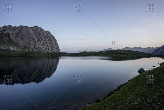 Lake Kogelsee in the evening- Tyrol- Austria