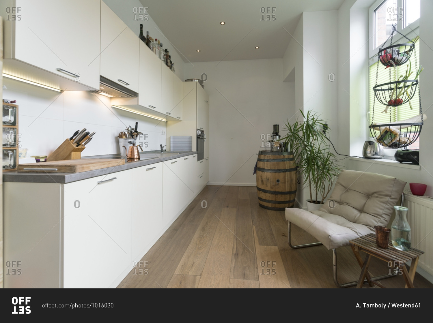 Small kitchen of an apartment