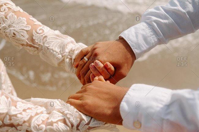 Wedding Couple With White Background stock photos - OFFSET
