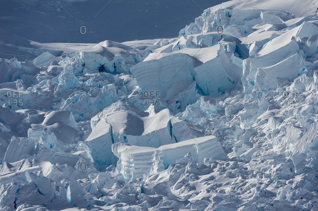 Ice details, Paradise Bay, Antarctica