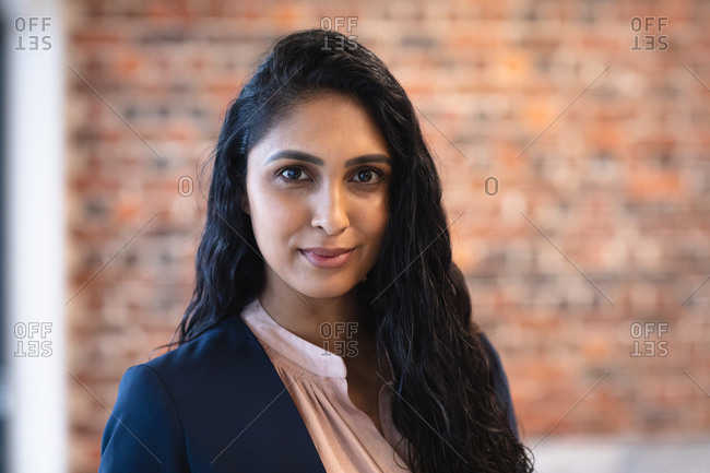 Woman Office Looking At Camera Stock Photos Offset