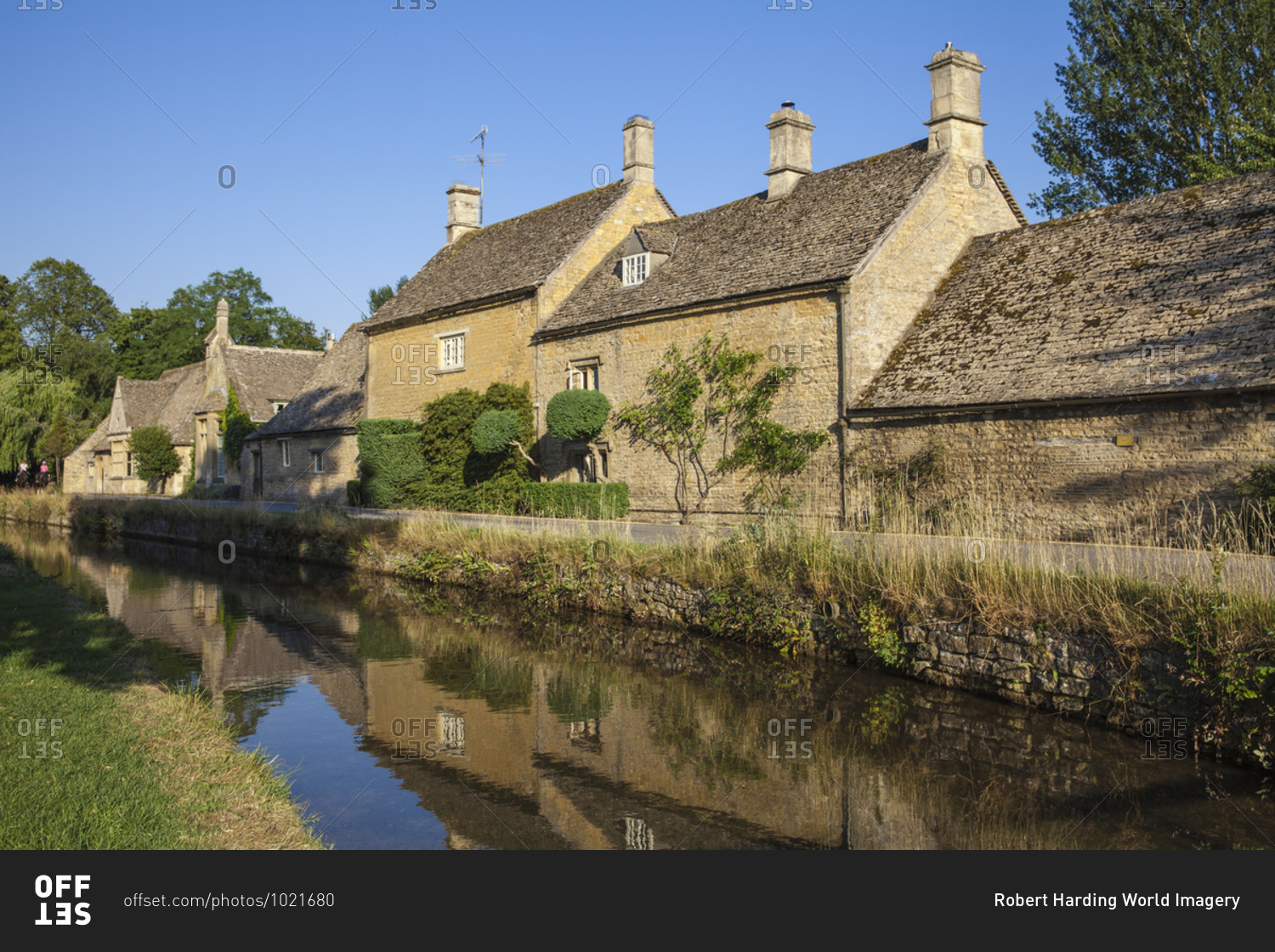 Lower Slaughter village, The Cotswolds, Gloucestershire, England, United Kingdom, Europe
