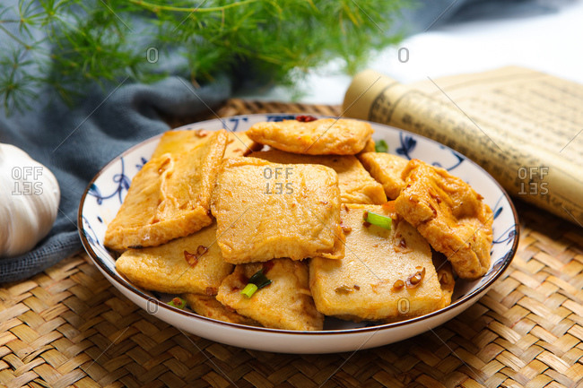 Chinese cuisine chiba tofu ready to eat