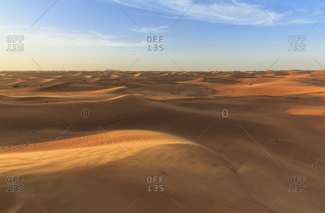 Desert sand dunes, Dubai, United Arab Emirates