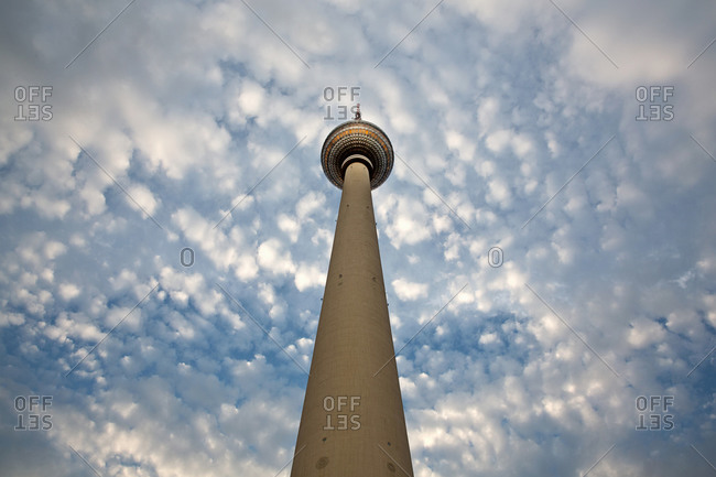 August 2, 2014: Berlin television tower, Berlin, Germany