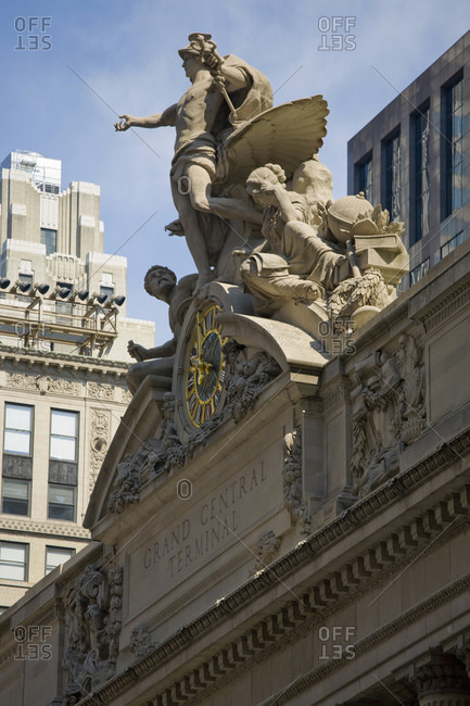 June 1, 2008: Glory of commerce sculpture, Grand Central Terminal, Manhattan, New York City, USA