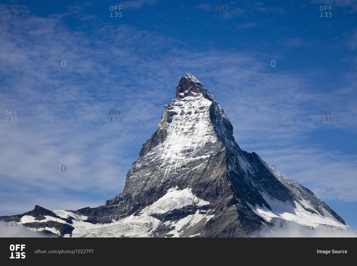 Matterhorn mountain in Swiss Alps, Switzerland