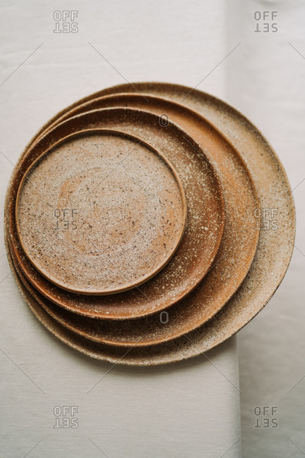 Stack Dishes Stock Photos Offset