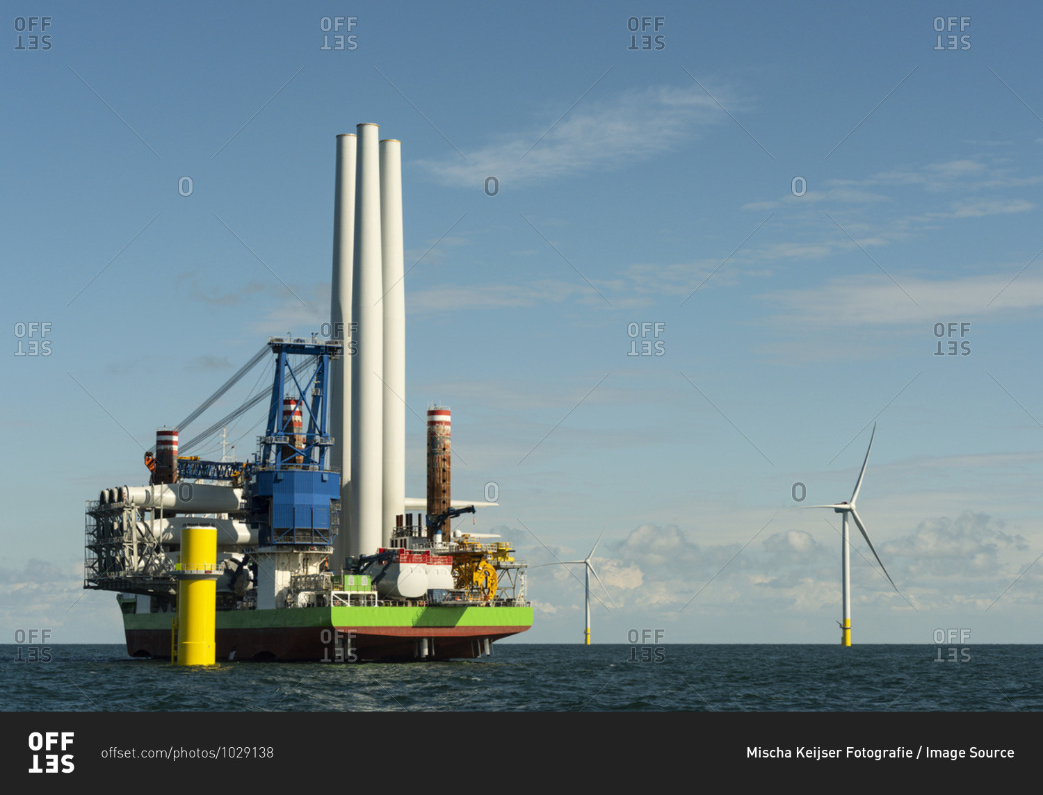 Very large offshore wind farms being built in the Netherlands