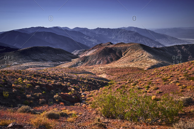 USA, United States of America, Nevada,  Death Valley National Park, Dantes View, Sierra Nevada, California