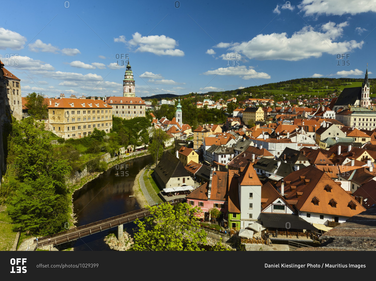 Cesky Krumlov, Krumau, CZ, Czech, Moldau River, Unesco Town, Europe, Bohemia, Bridge