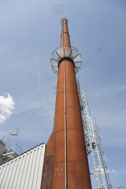 Circular Industrial Tower detail shot