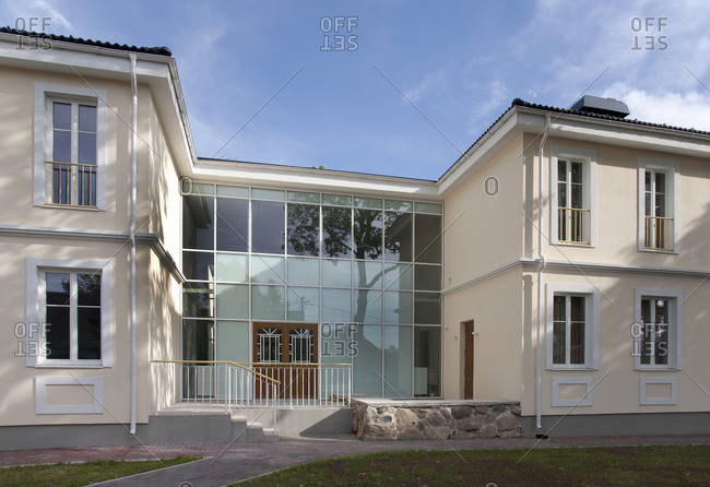 Estonia - September 22, 2020: Large House on Estate