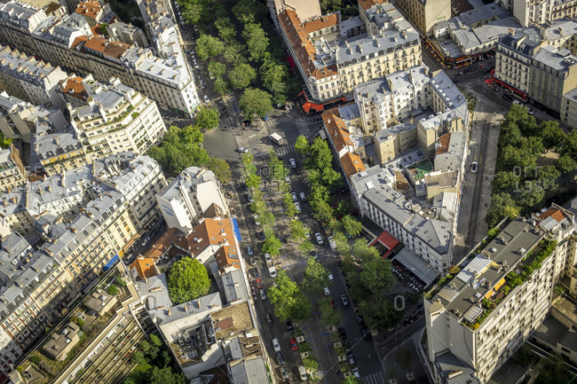 April 14, 2019: Paris panorama, france
