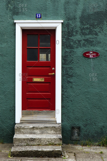 house doors stock photos - OFFSET