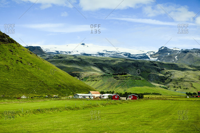 A farm in the southwest of iceland.