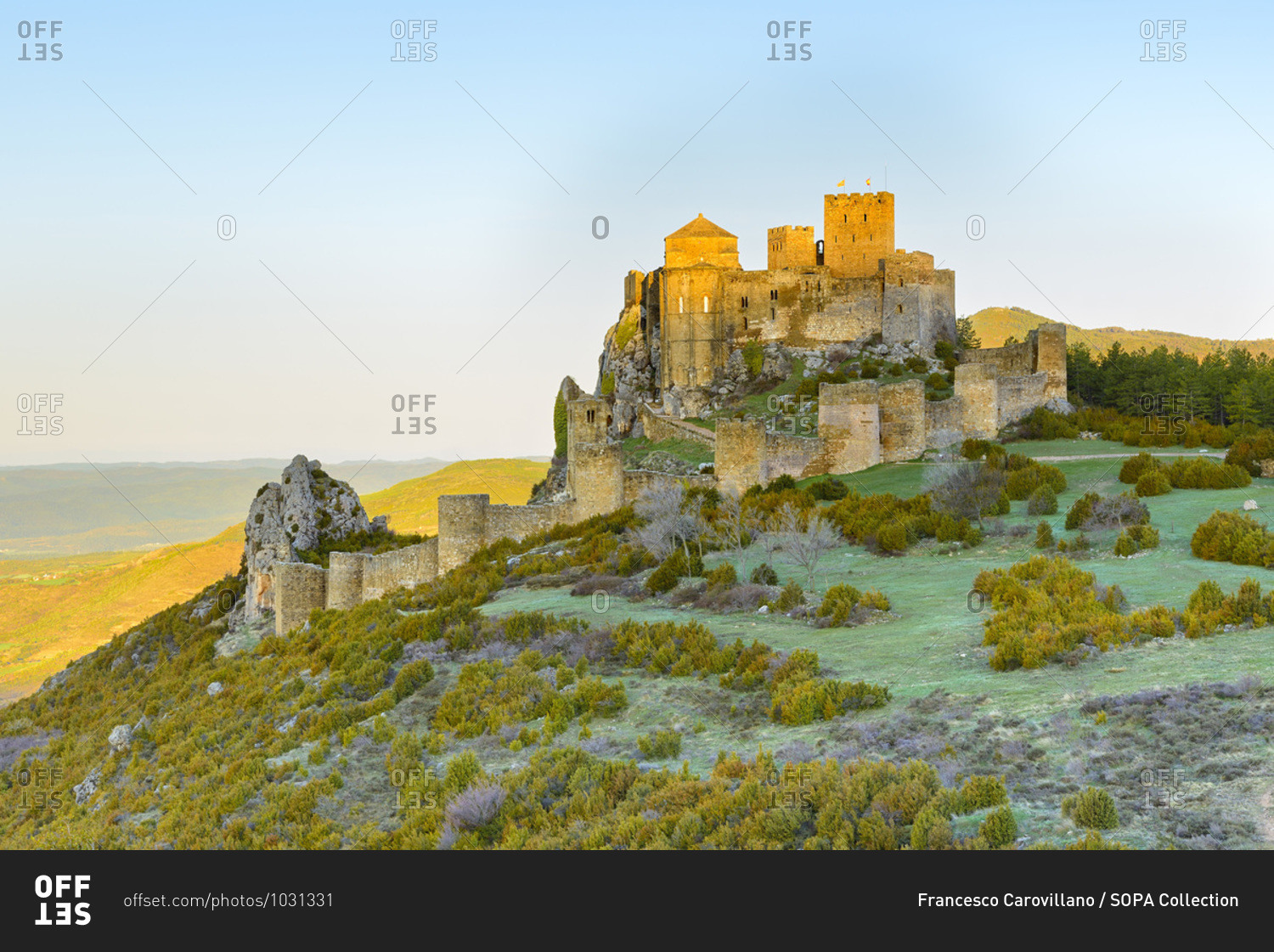 Castle of Loarre in Spain