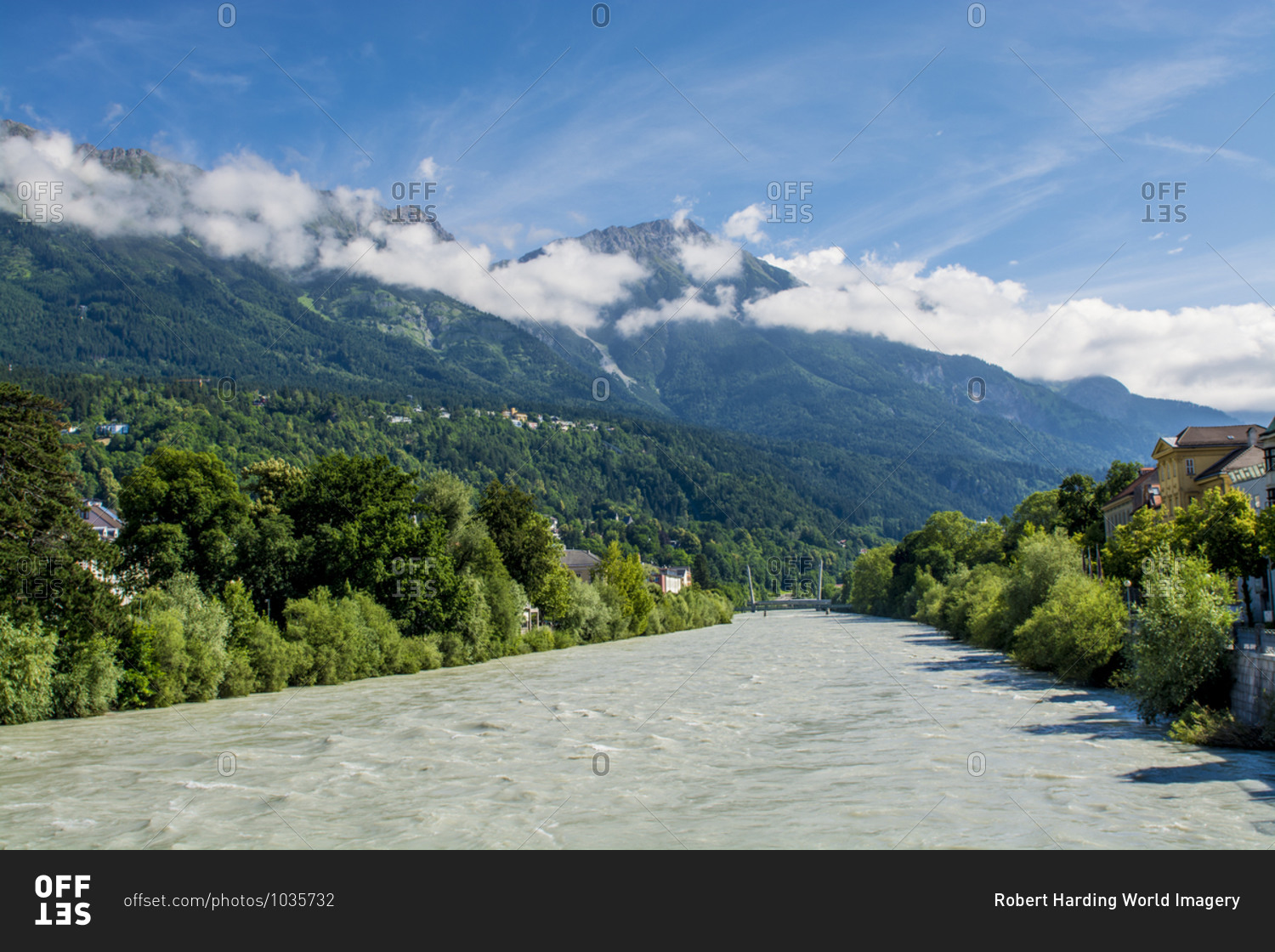 Inn River, Innsbruck, Tyrol, Austria, Europe