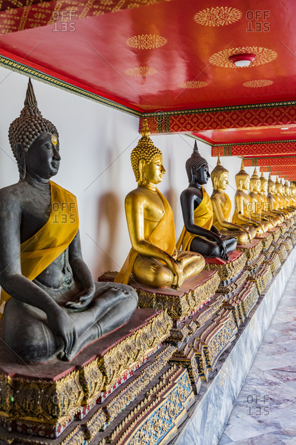 Wat Pho (Temple of the Reclining Buddha), Bangkok, Thailand, Southeast Asia, Asia