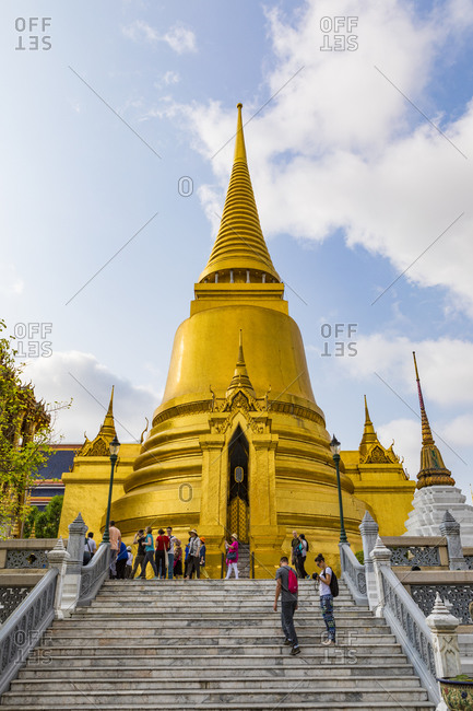March 7, 2018: Wat Phra Kaew, The Grand Palace, Bangkok, Thailand, Southeast Asia, Asia
