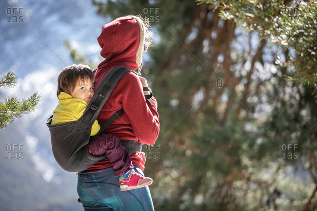 Child carrying best sale