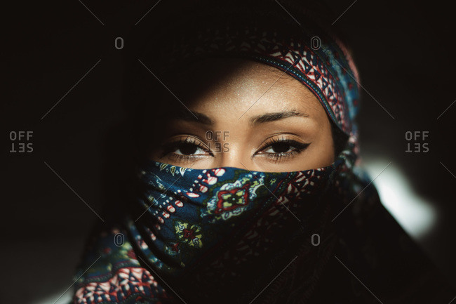 Young woman wearing a hijab