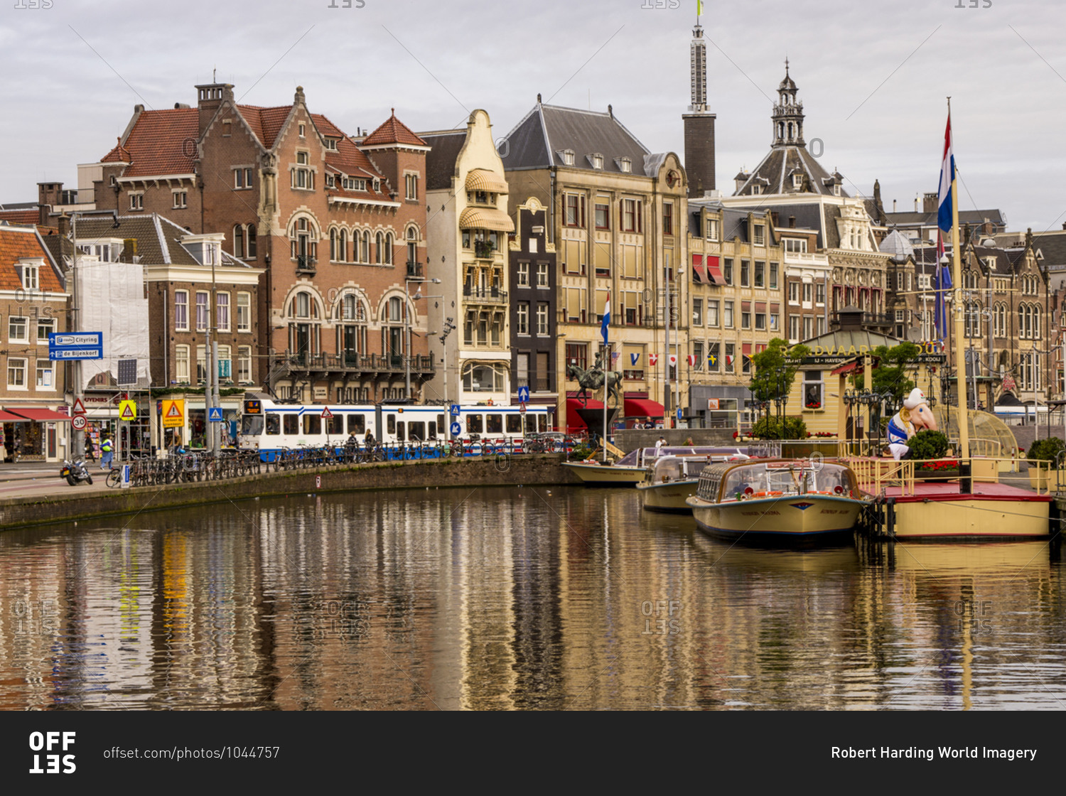 Rokin Canal, Amsterdam, North Holland, Netherlands, Europe