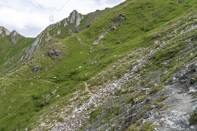 Europe, austria, tyrol, east tyrol, kals am großglockner, sudeten german high trail in the hohe tauern