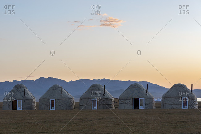Yurt Camp, Song Kol See, Song Kol National Park, Kyrgyzstan