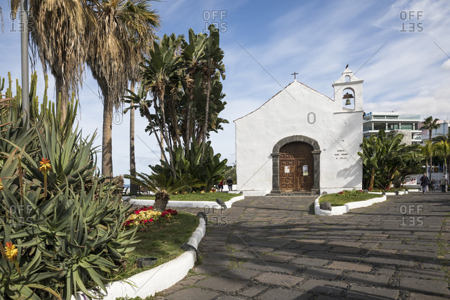 January 27, 2020: Chapel of San Telmo, Puerto de la Cruz, Tenerife, Canary Islands, Spain