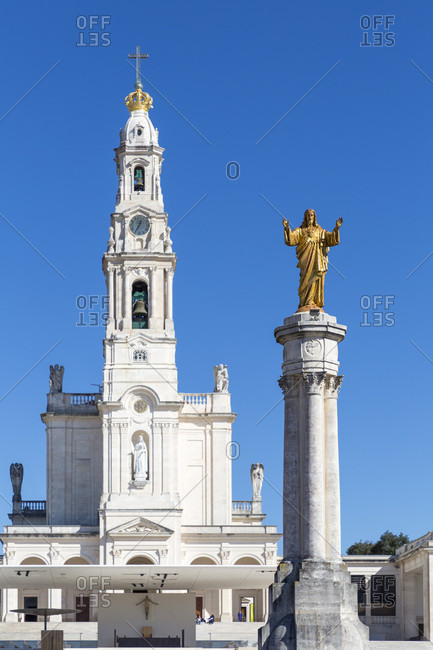 February 12, 2019: Sanctuary of Fatima, a Catholic sanctuary, Fatima, Central Portugal, Estremadura