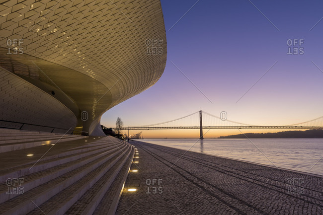 February 11, 2019: MAAT, Museu de Arte, Arquitetura e Tecnologia. The Museum of Art, Architecture and Technology is a museum in Lisbon