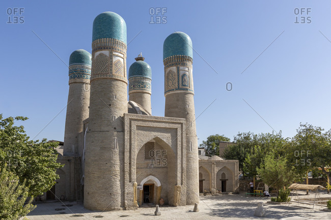 August 25, 2019: Choir Minor Mosque, Bukhara, Uzbekistan