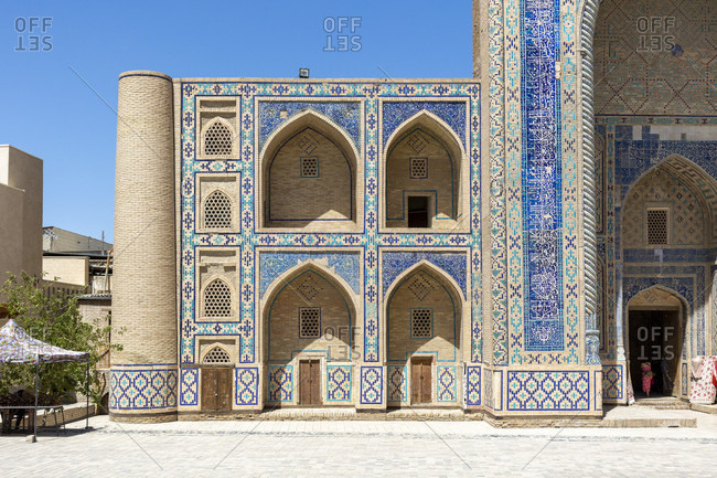 August 24, 2019: Ulugbek Madrasah, Bukhara, Uzbekistan