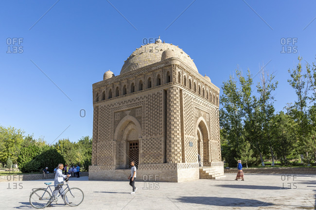 August 24, 2019: Ismoil Samoniy, Ismail Samani Mausoleum, Bukhara, Uzbekistan
