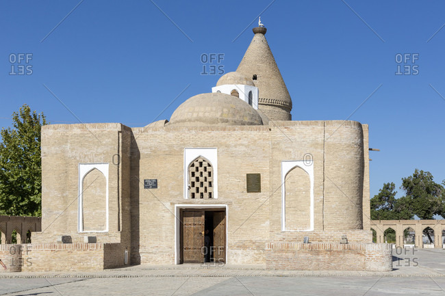 August 24, 2019: Chashmai Ayyub Mausoleum, Chashma Ayub, Bukhara, Uzbekistan